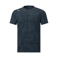  DESCENTE/迪桑特 综训训练 男士短袖针织衫 IB-墨黑色 M (170/92A)