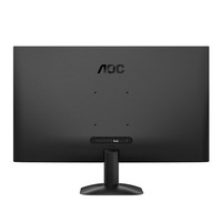 AOC 27英寸 4K IPS广色域 HDR出厂校色 低蓝光不闪 节能认证 三边微边超薄