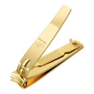 THREE SEVEN 进口指甲刀 大号指甲锉一体式 中号弧口608G 金色