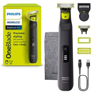 Norelco 飞利浦 OneBlade Pro 360电动剃须刀修剪器套装