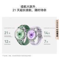 国家补贴：华为 WATCH GT 6 智能手表 41mm 流光紫 氟橡胶表带（北斗、GPS、血氧）