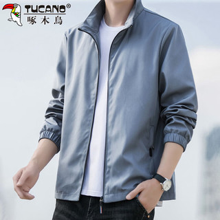 TUCANO/啄木鸟 商务休闲行政夹克 男 立领 春秋季 蓝色 L