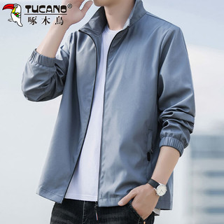 TUCANO/啄木鸟 商务休闲行政夹克 男 立领 春秋季 蓝色 L