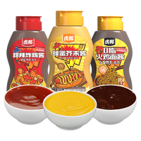 虎邦 韩式炸鸡辣酱组合 690g（甜辣炸鸡酱+蜂蜜芥末酱+0脂火鸡面酱）