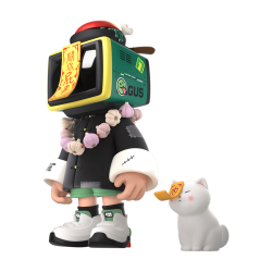 奇妙啦比 雷格斯AI陪伴机器人 智能交互桌面模型