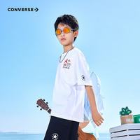 CONVERSE/匡威 CNVN-TE-K218 纯白色儿童T恤 150码
