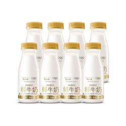 每日鲜语 鲜牛奶3.6g蛋白185ml*8瓶装