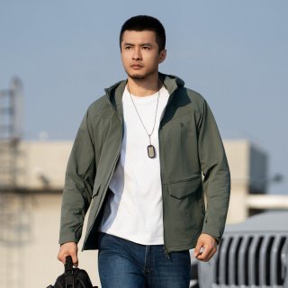 龙牙 隐之潜狼 男士连帽夹克 DT25-CO007