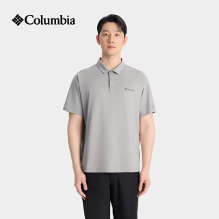 Columbia 2026春夏新品户外男子吸湿速干UPF50防晒降温短袖T恤POLO衫
