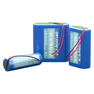 德力普 18650锂电池组 3.7V 9000mAh 矿灯头灯电源