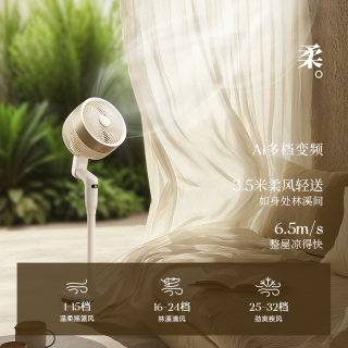 OIDIRE 偶点空气循环扇家用电风扇大风力大广角风扇落地扇音静台式