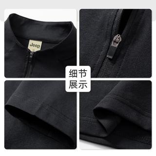 Jeep 吉普 5A级抗菌透气速干男士长袖运动T恤
