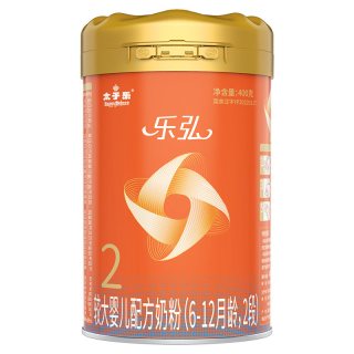 太子乐 乐弘较大婴儿配方牛奶粉2段6-12月400g/罐