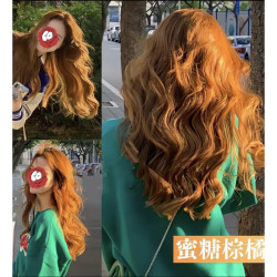 首品 蜜糖橘棕染发剂膏自己在家染显白学生免漂易上色植物不伤发男女