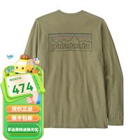 Patagonia 男士P-6 Logo长袖T恤 38518