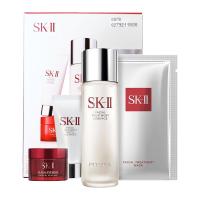 SK-II 护肤套装 (氨基酸洗面奶20g+肌源赋活修护精华霜15g+嫩肤清莹露75ml+面膜1片)