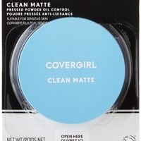 COVERGIRL 封面女郎 哑光定妆粉饼 控油持妆8小时 轻薄不堵塞毛孔 适合油性肌肤 无油配方 便携装 自然遮瑕美妆粉 10g