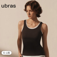 Ubras 含羊绒可机洗 圆领打底背心