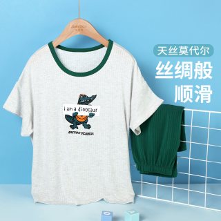 移动端：久岁伴 透气 儿童睡衣套装