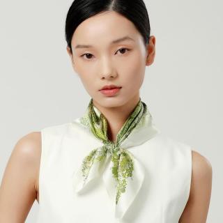 丝界 100%桑蚕丝真丝小方巾女休闲丝绸桑蚕丝丝巾