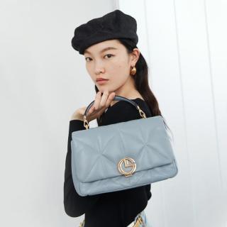 金利来 女包单肩包小众菱格包斜挎包手提云朵包送女友送妈妈
