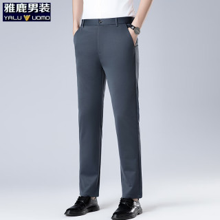 雅鹿 直筒休闲裤男