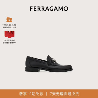 Salvatore Ferragamo Ferragamo）男士黑色便鞋 0778767_3E _ 80