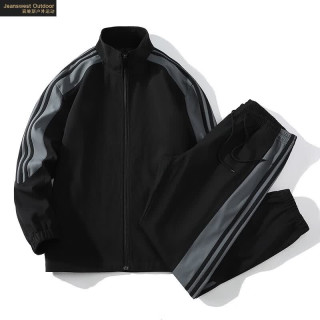 PLUS会员：JEANSWEST OUTDOOR 户外运动休闲运动套装 衣服+裤子