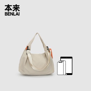 本来 BENLAI防泼水单肩斜挎包轻量便携两用包