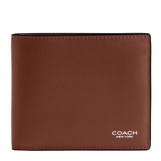 COACH 男式三合一钱包 红木色 均码