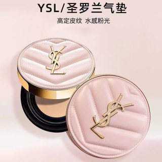 YSL 圣罗兰 持妆遮瑕防晒粉底液YSL气垫 遮瑕持久皮气垫12g 粉皮革气垫#B10