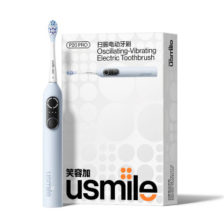 usmile 扫振一体 电动牙刷 刷头  P20 PROS云青蓝