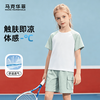 马克华菲 大童T恤设计款插肩短袖儿童防晒夏季速干T