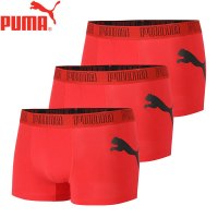 今日必买：PUMA 男士内裤 运动纯色抑菌内裆裤衩棉质中腰平角裤 3条装