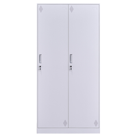 NG/奈高 GYG-12 薄边 更衣柜 长900mm;宽500mm;高1850mm 二门更衣纯白 3层