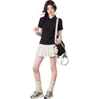 Baleno/班尼路 珠地透气亲肤面料 女士短袖polo衫