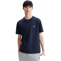 JACK&JONES/杰克琼斯 男士凉感透气打底T恤 海军蓝 2XL