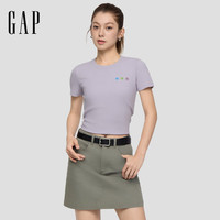 Gap/盖璞 小熊刺绣 女士T恤