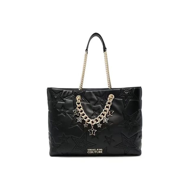 VERSACE COUTURE副线 字母徽标LOGO托特包购物包手提包