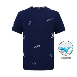 Navigare 纳维凯尔 意大利小帆船印花圆领短袖T恤