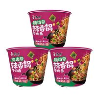 康师傅 方便面 脆海带辣香锅牛肉面 129g*3桶