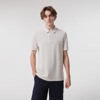 LACOSTE 法国鳄鱼男装纯色商务休闲棉质短袖Polo衫