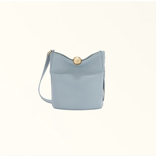 FURLA 【母亲节礼物】SFERA SOFT迷你牛皮水桶包单肩斜挎百搭女包