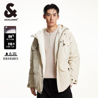杰克琼斯 反季男士羽绒服 224412078C13 羽毛灰 S