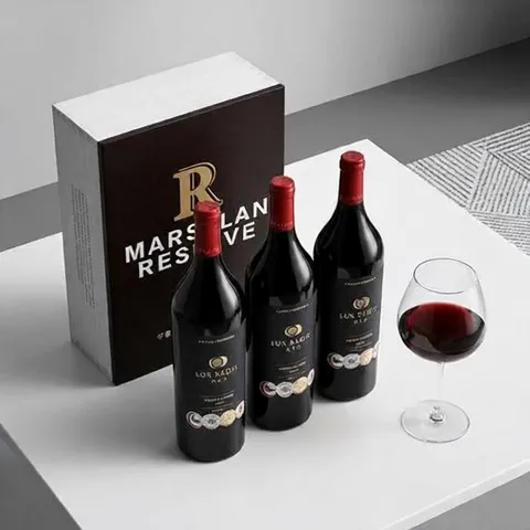 好酒力荐！值选、新品尝鲜：類人首 珍藏马瑟兰 15%vol 老藤 干红葡萄酒 750ml*3瓶 木质礼盒装