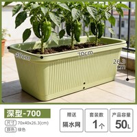 爱丽思 种菜盆蔬菜种植箱塑料花盆特大号送隔网