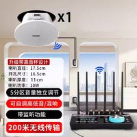 纽曼 无线壁挂音响店铺商用挂墙式重低音餐厅饭店超市吊顶蓝牙音箱