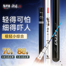 伽玛精工 超轻超细钓鱼竿 28调