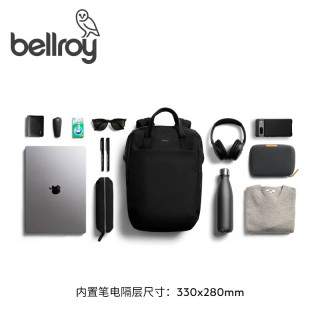 bellroy 澳洲 【一包三背】Via Workpack 大开口手提防水通勤电脑双肩包 16英寸 多色可选 18L