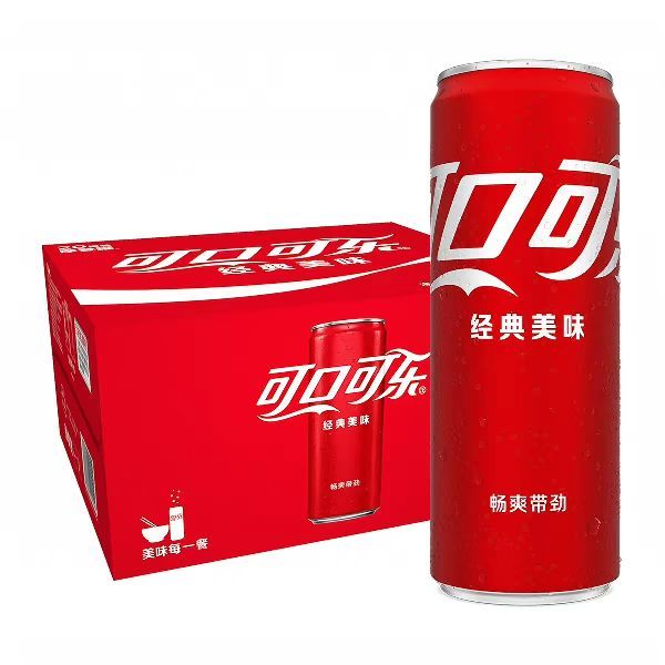 夏日快乐水、低至1.12元/罐、88VIP：可口可乐 碳酸饮料 经典摩登罐 330ml*20罐